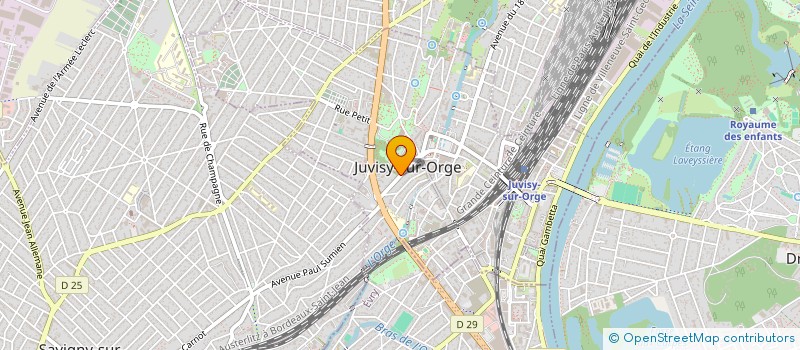 localisation de l'entreprise ALERTE JUVISY BASKET à JUVISY-SUR-ORGE