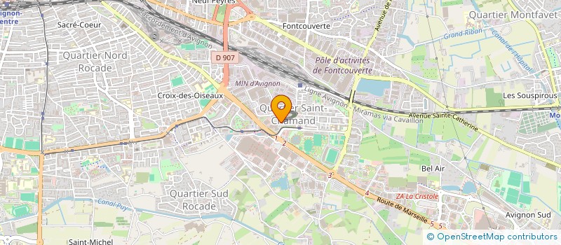 localisation de l'entreprise ALERTE PRO ALPES VAUCLUSE  AVIGNON