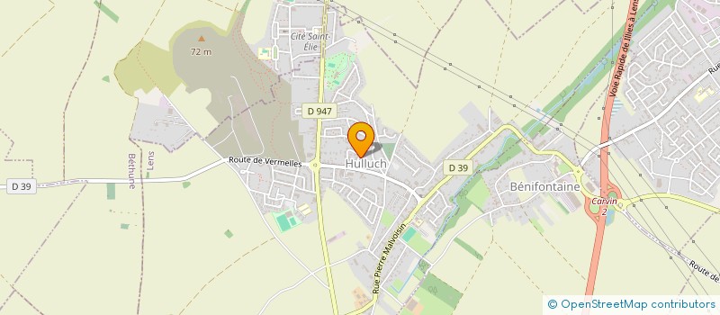 localisation de l'entreprise ALERTE TOIT à HULLUCH