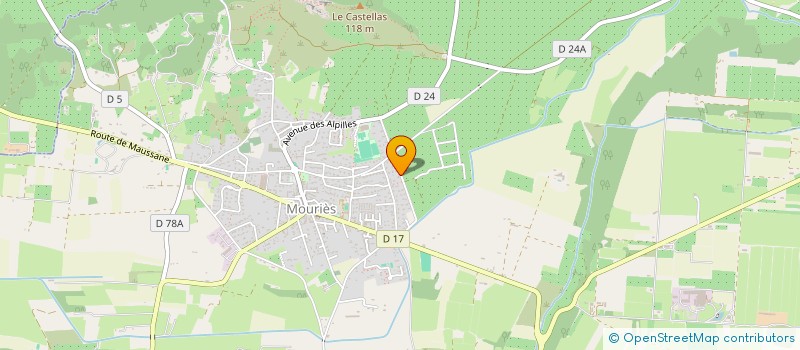 localisation de l'entreprise ALERTE TOITURE PACA  MOURIES