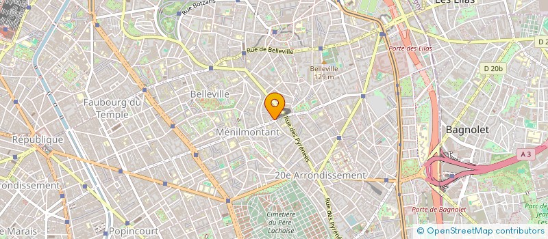 localisation de l'entreprise ALERTES RACISME  PARIS