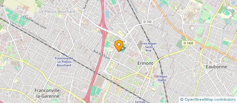 localisation de l'entreprise ALERYS IMMOBILIER à ERMONT