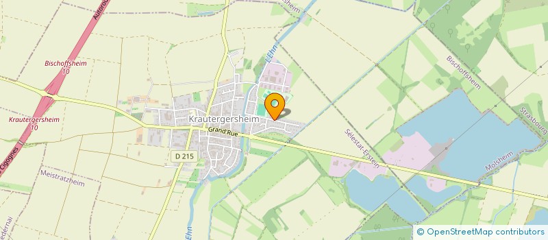 localisation de l'entreprise ALES  KRAUTERGERSHEIM