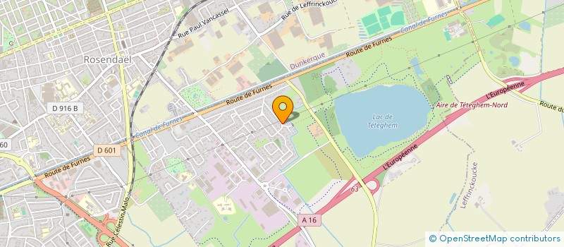 localisation de l'entreprise ALES  TETEGHEM-COUDEKERQUE-VILLAGE