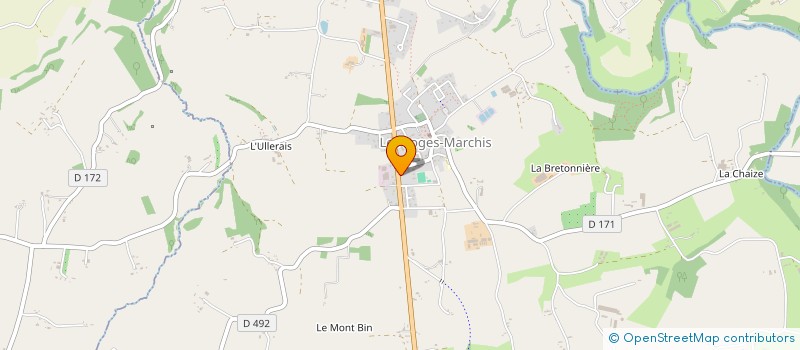 localisation de l'entreprise ALES  LES LOGES-MARCHIS