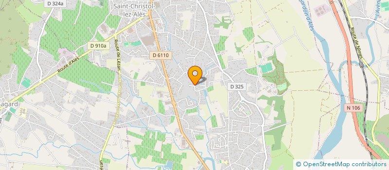 localisation de l'entreprise ALES AUTO à SAINT-CHRISTOL-LEZ-ALES