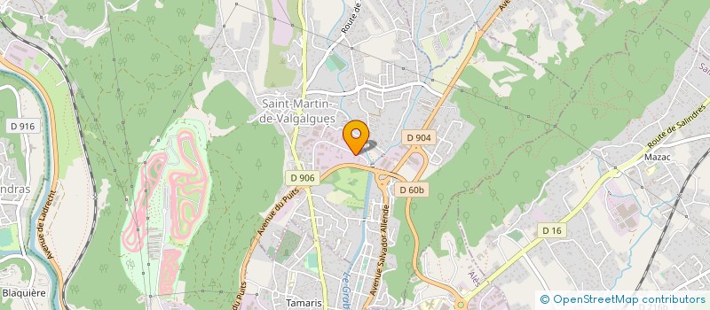 localisation de l'entreprise ALES BOIS  SAINT-MARTIN-DE-VALGALGUES