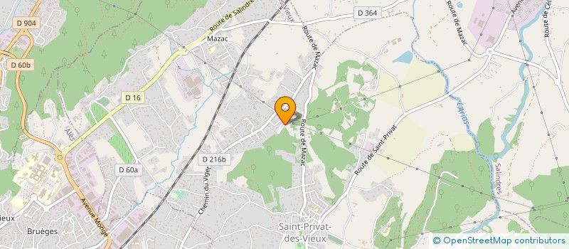 localisation de l'entreprise ALES EN L'AIR  SAINT-PRIVAT-DES-VIEUX