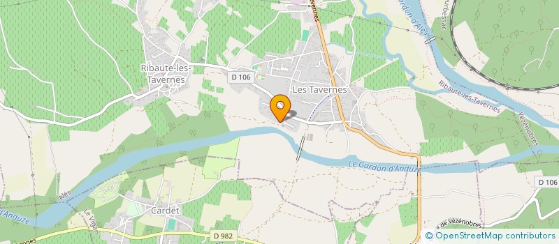 localisation de l'entreprise ALES EVENT S  RIBAUTE-LES-TAVERNES