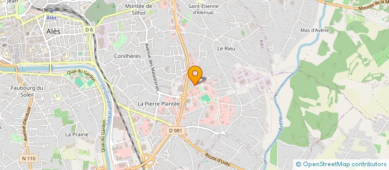 localisation de l'entreprise ALES INGENIERIE MECANIQUE à ALES