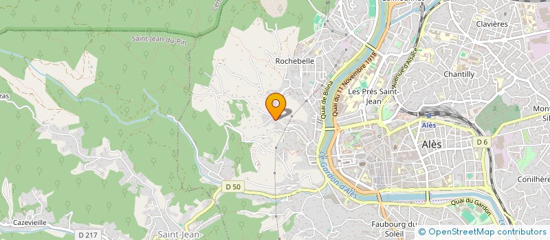 localisation de l'entreprise ALES MULTISERVICE RAYONNAGE à ALES