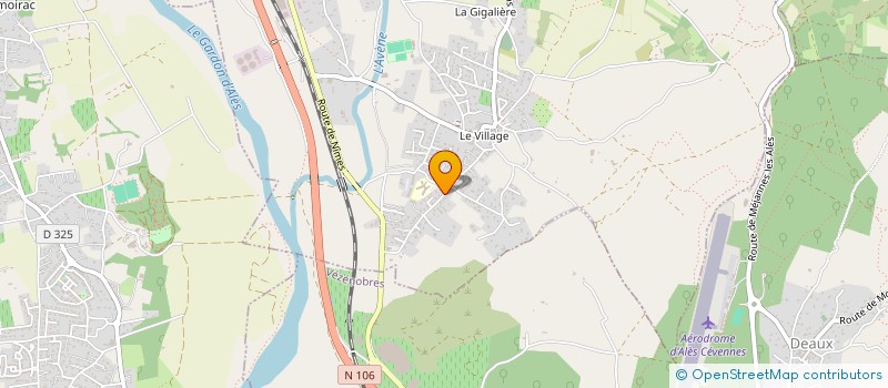 localisation de l'entreprise ALES POSE MENUISERIE  SAINT-HILAIRE-DE-BRETHMAS