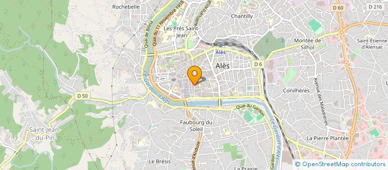 localisation de l'entreprise ALES PRESSE à ALES
