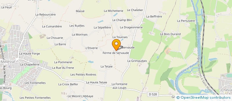 localisation de l'entreprise ALES RAVALEMENT  MELESSE