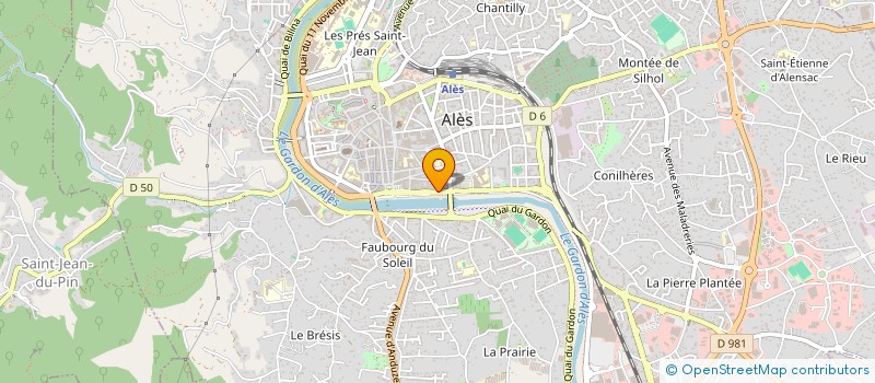 localisation de l'entreprise ALES TRANSACTIONS à ALES