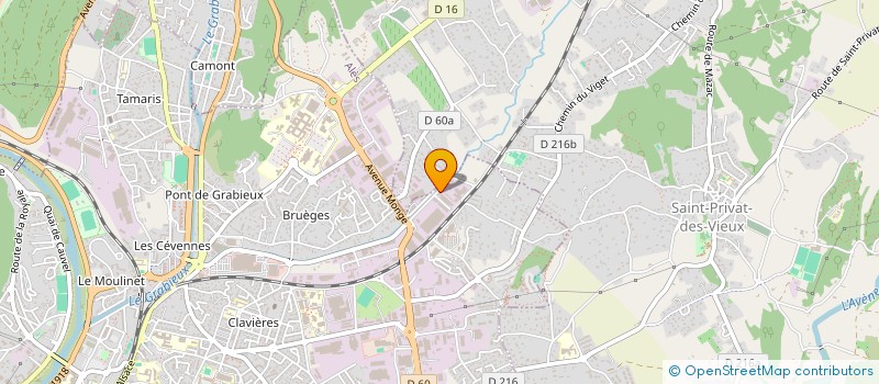 localisation de l'entreprise ALES VIANDES à ALES