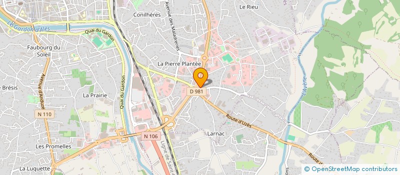 localisation de l'entreprise ALES'Y AUTO à ALES