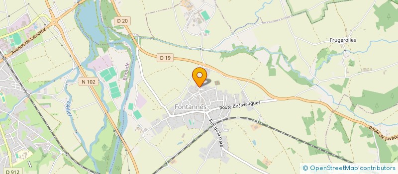 localisation de l'entreprise ALESA BRIOUDE-BONNEFONT  FONTANNES