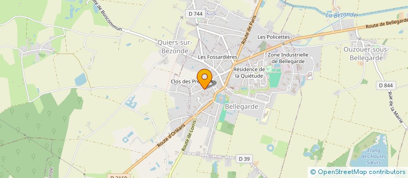 localisation de l'entreprise ALESA DU CFAAD DE BELLEGARDE à BELLEGARDE