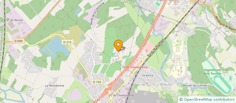 localisation de l'entreprise ALESA DU LEGTA DE L OISELLERIE  LA COURONNE