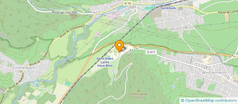 localisation de l'entreprise ALESA DU PFLIXBOURG  WINTZENHEIM