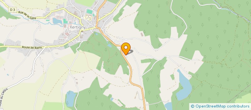 localisation de l'entreprise ALESAGES - DIAMANT - CARBURE à XERTIGNY