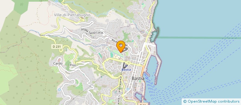 localisation de l'entreprise ALESANI à BASTIA