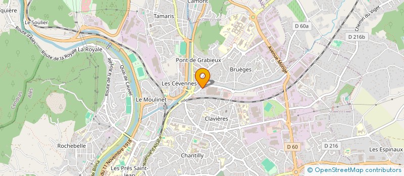 localisation de l'entreprise ALESBRI à ALES