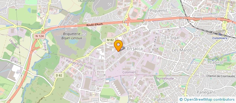 localisation de l'entreprise ALESCO à COLOMIERS