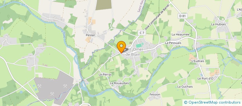 localisation de l'entreprise ALESFLO  BLAIN