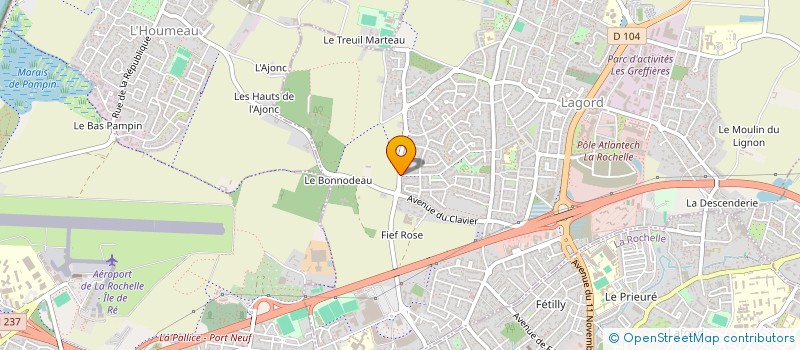 localisation de l'entreprise ALESIA  LAGORD