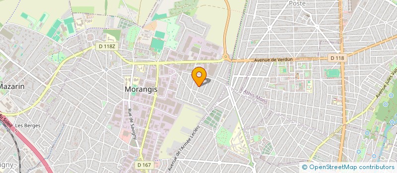 localisation de l'entreprise ALESIA à MORANGIS