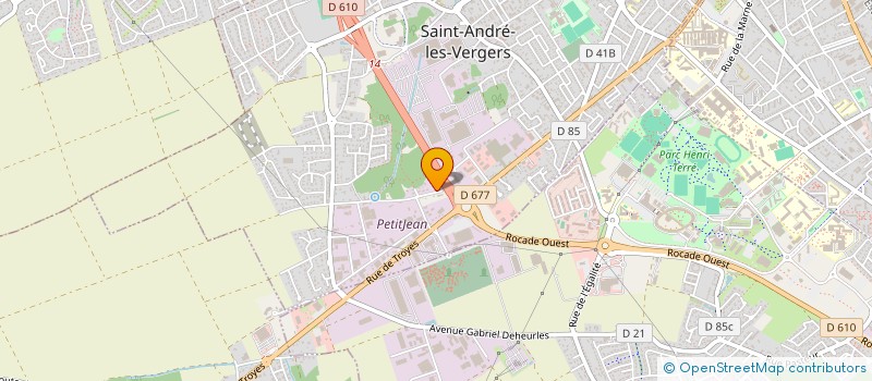 localisation de l'entreprise ALESIA AUTOMOBILES  SAINT ANDRE LES VERGERS