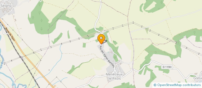 localisation de l'entreprise ALESIA CONSULT  MENETREUX-LE-PITOIS