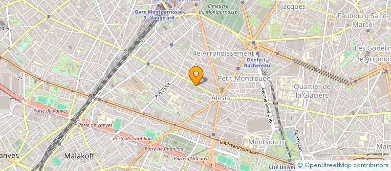 localisation de l'entreprise ALESIA DECOR  PARIS