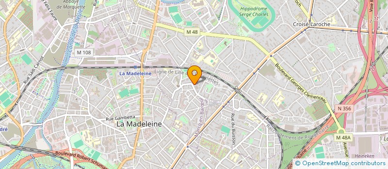 localisation de l'entreprise ALESIA FORMATION à MARCQ-EN-BARŒUL