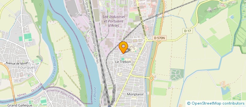 localisation de l'entreprise ALESIA LA CITE DES MERVEILLES  ARLES