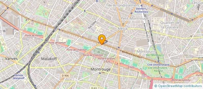 localisation de l'entreprise ALESIA MOTO  PARIS