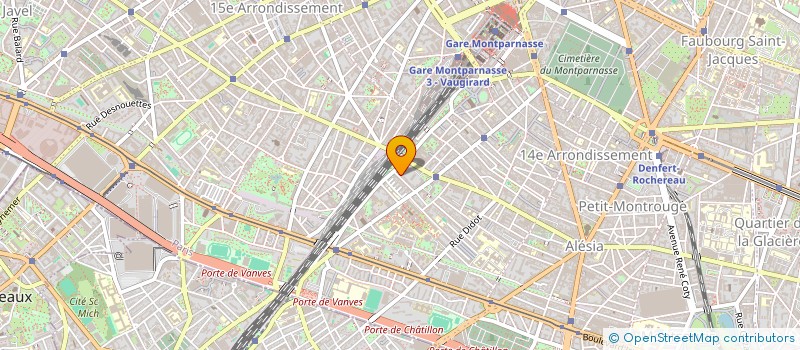 localisation de l'entreprise ALESIA SANITAIRE à PARIS