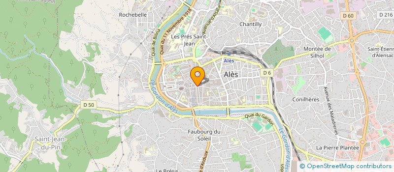 localisation de l'entreprise ALESIENNE à ALES