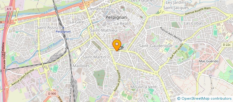 localisation de l'entreprise ALESMA à PERPIGNAN