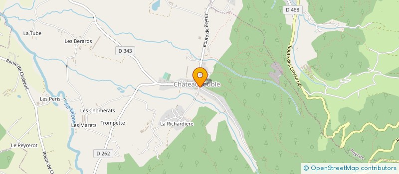 localisation de l'entreprise ALESOPI à CHATEAUDOUBLE