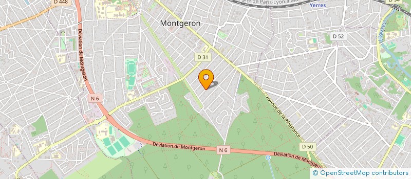 localisation de l'entreprise ALESSANDRA à MONTGERON