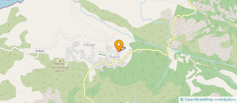 localisation de l'entreprise ALESSANDRI ARNAUD NOCCHIERI AURELIE à PIANA