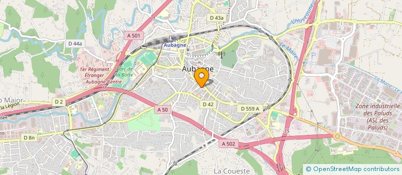 localisation de l'entreprise ALESSANDRI SUZANNE CANORGUE BERNARD à AUBAGNE