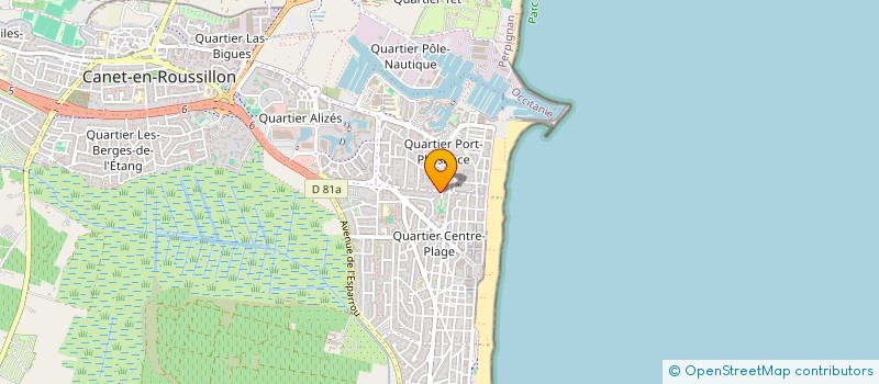 localisation de l'entreprise ALESSANDRINI INDIVISION  CANET-EN-ROUSSILLON