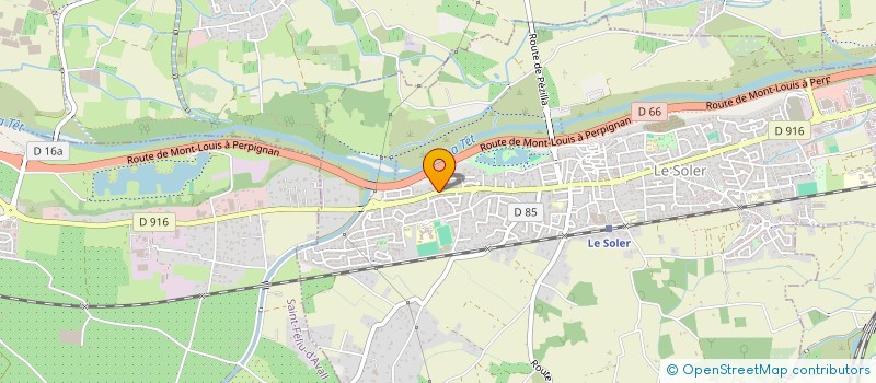 localisation de l'entreprise ALESSANDRO 66  LE SOLER