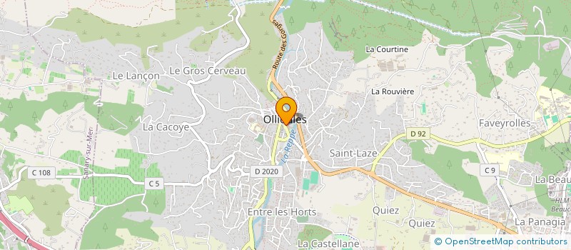 localisation de l'entreprise ALESSI  OLLIOULES