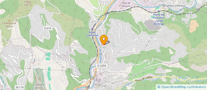 localisation de l'entreprise ALESSIO  DRAP