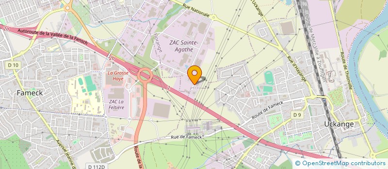 localisation de l'entreprise ALESSIO  FLORANGE